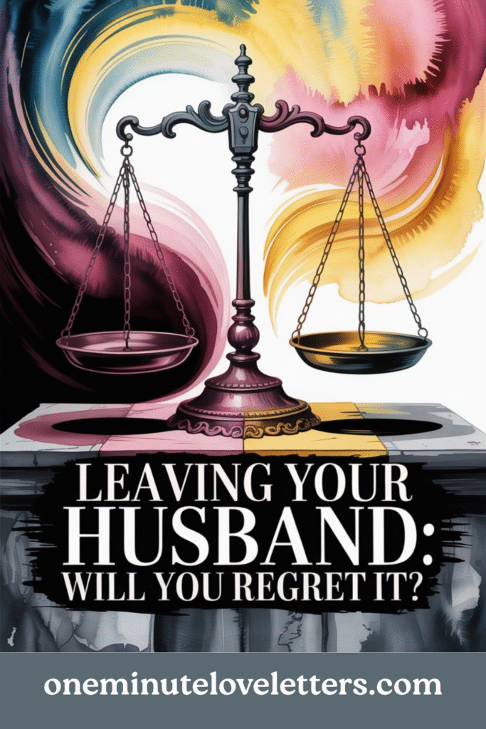 Leaving husband regrets 3
