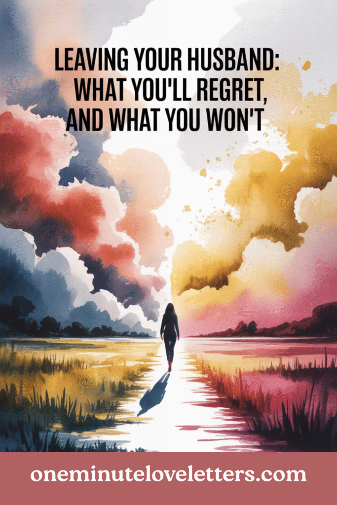 Leaving husband regrets pin 1