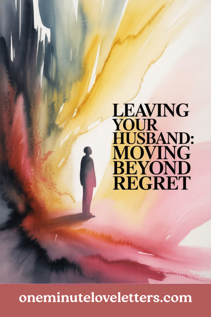 Leaving husband regrets pin 2