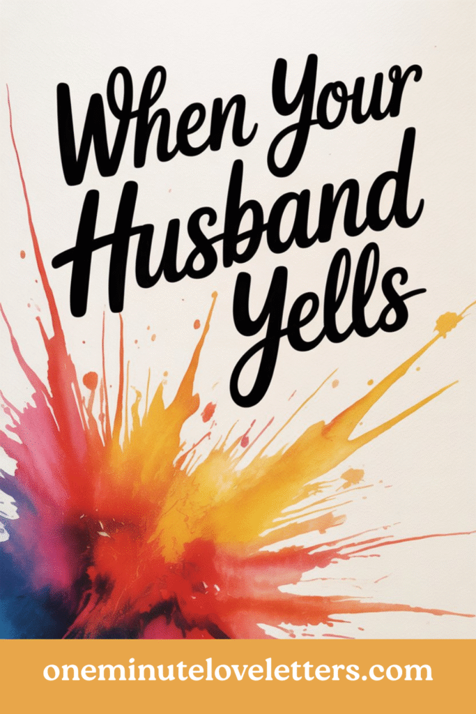 When your husband yells pin 1